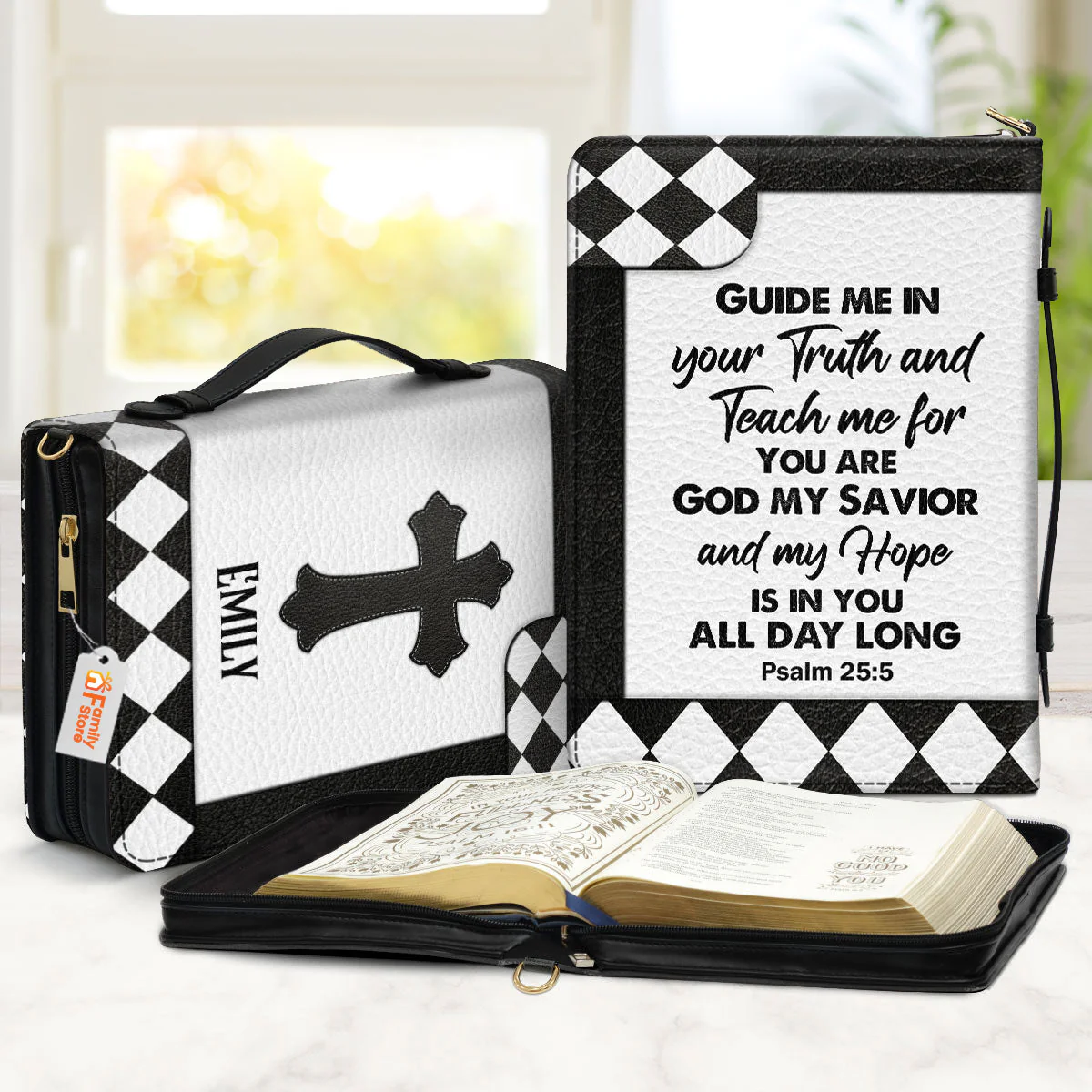 My Hope Is In You All Day Long - Personalized Bible Covers - AT4081426 - Image 2