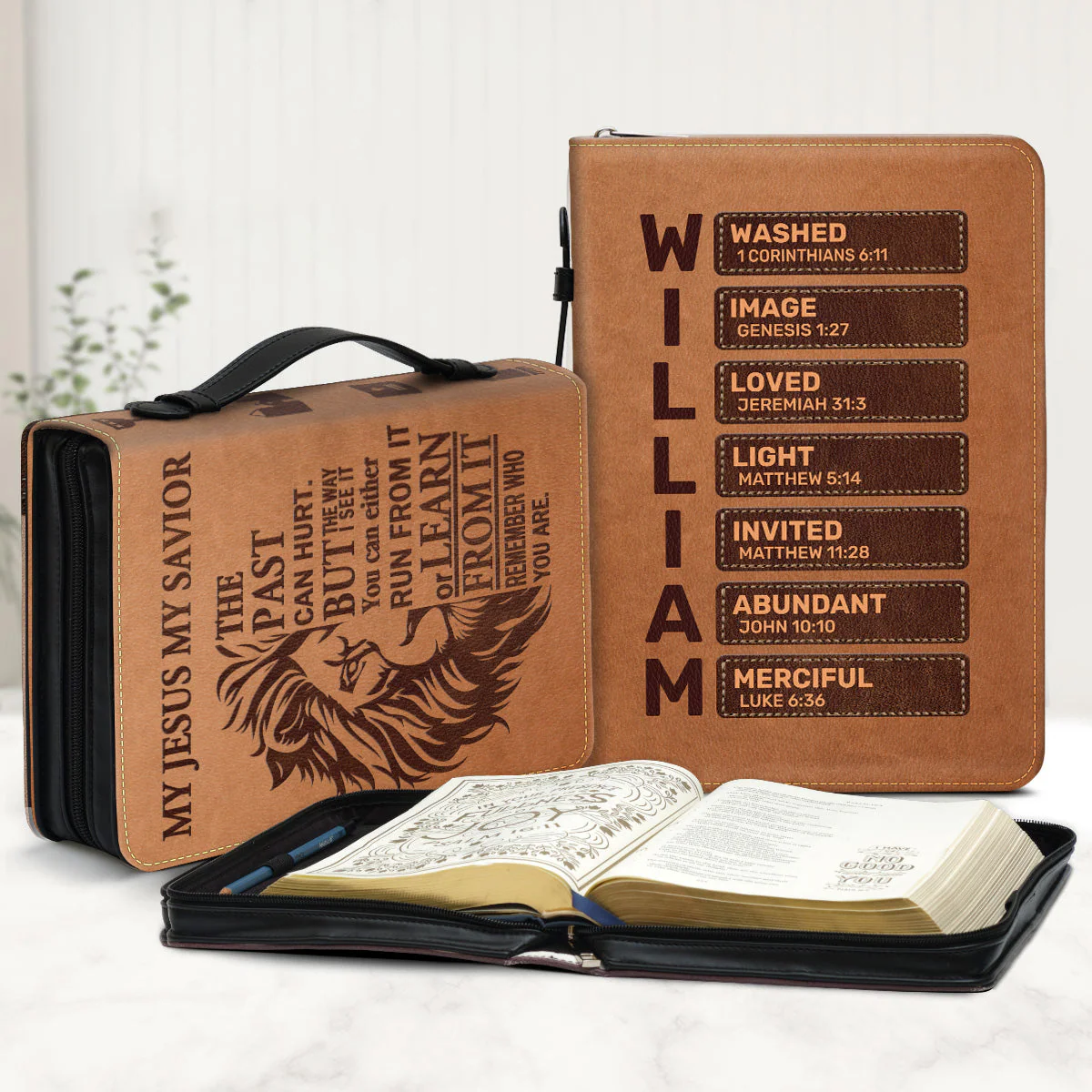 My Jesus My Savior - Personalized Bible Cover TD118