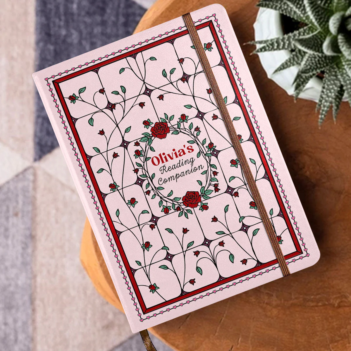 My Reading Companion - Personalized Leather Cover Notebook - Gift For Book Lover, Reader, Her HH01 - Image 3