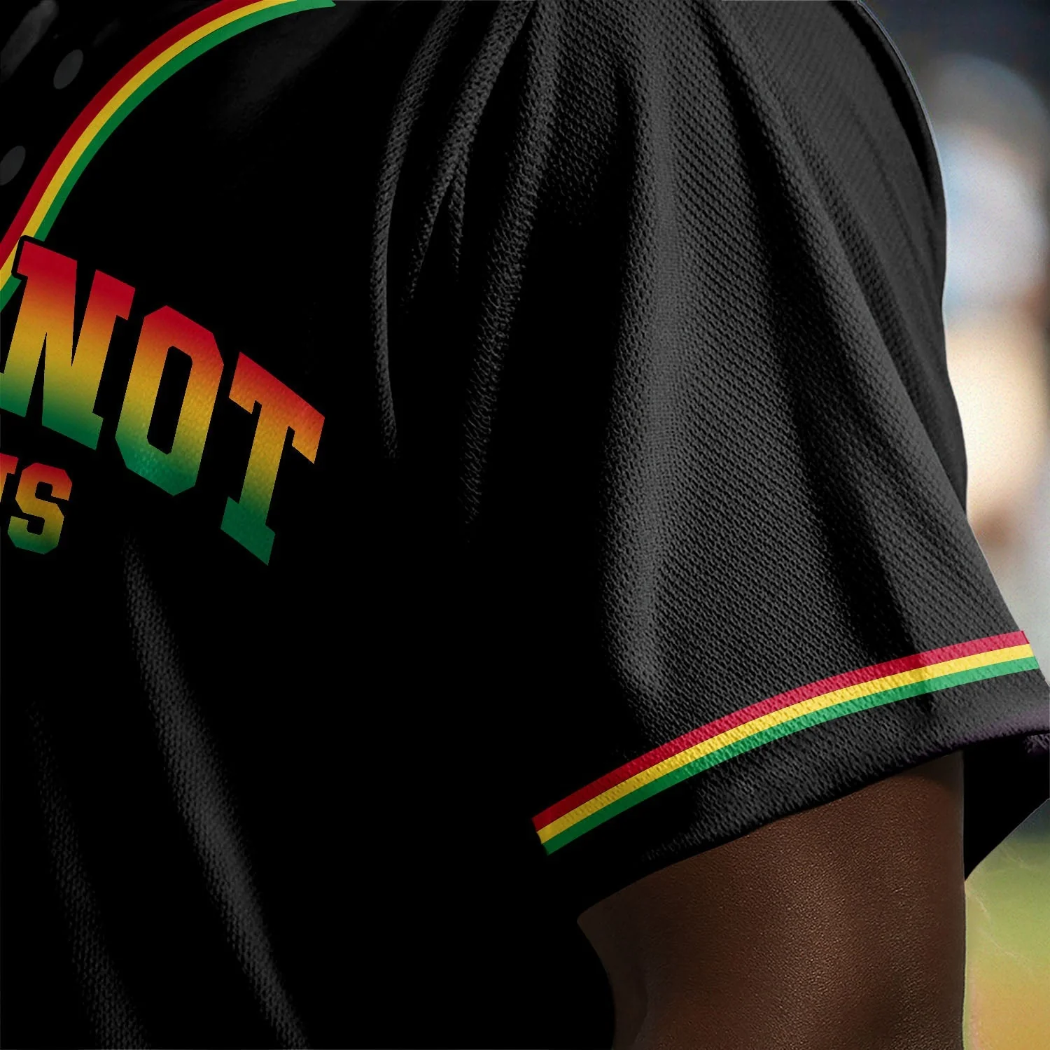 My Skin Color Is Not A Crime - African American Baseball Jersey - Gift for Black Dad, Grandpa, Husband - Image 8