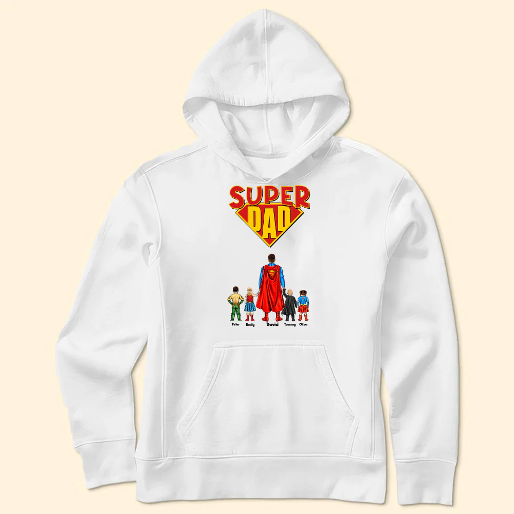 Super Hero My Super Dad Do You Know - Gift For Father's Day - Personalized TShirt - Image 5