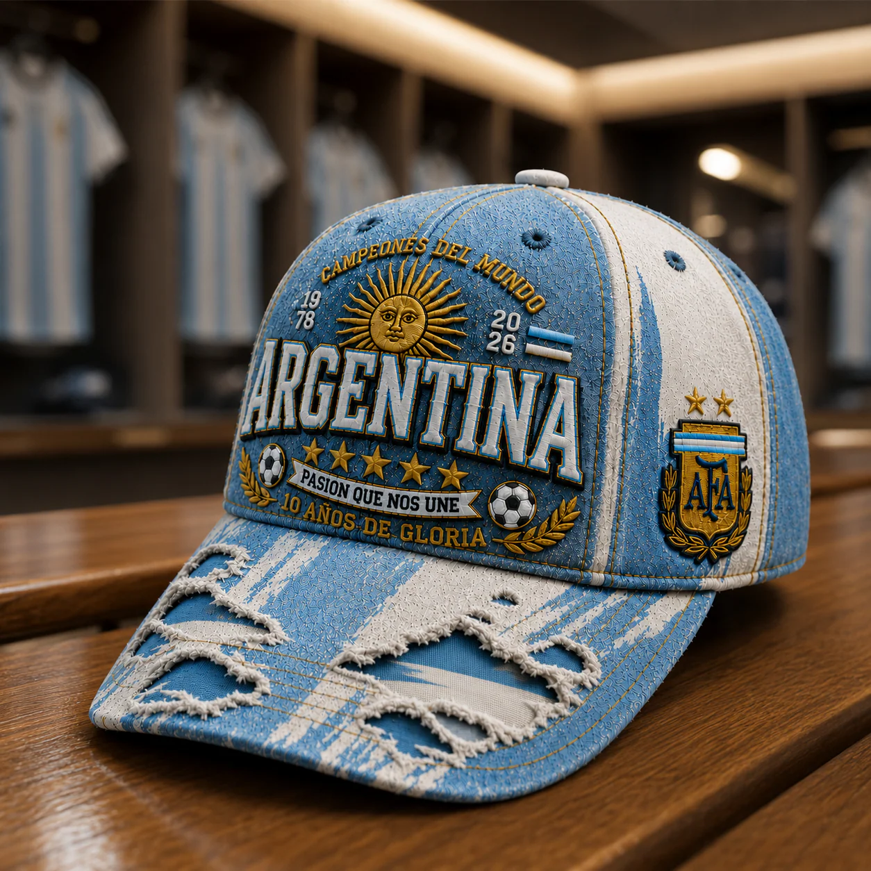 National Football Team Global Championship 2026 Argentina - Classic Cap - Gifts For Soccer Lovers, Sports Fans - Image 2