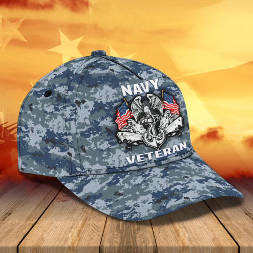 Navy Veteran Tactical - Personalized Classic Cap - Patriotic Gift For Veterans | HN02 - Image 2