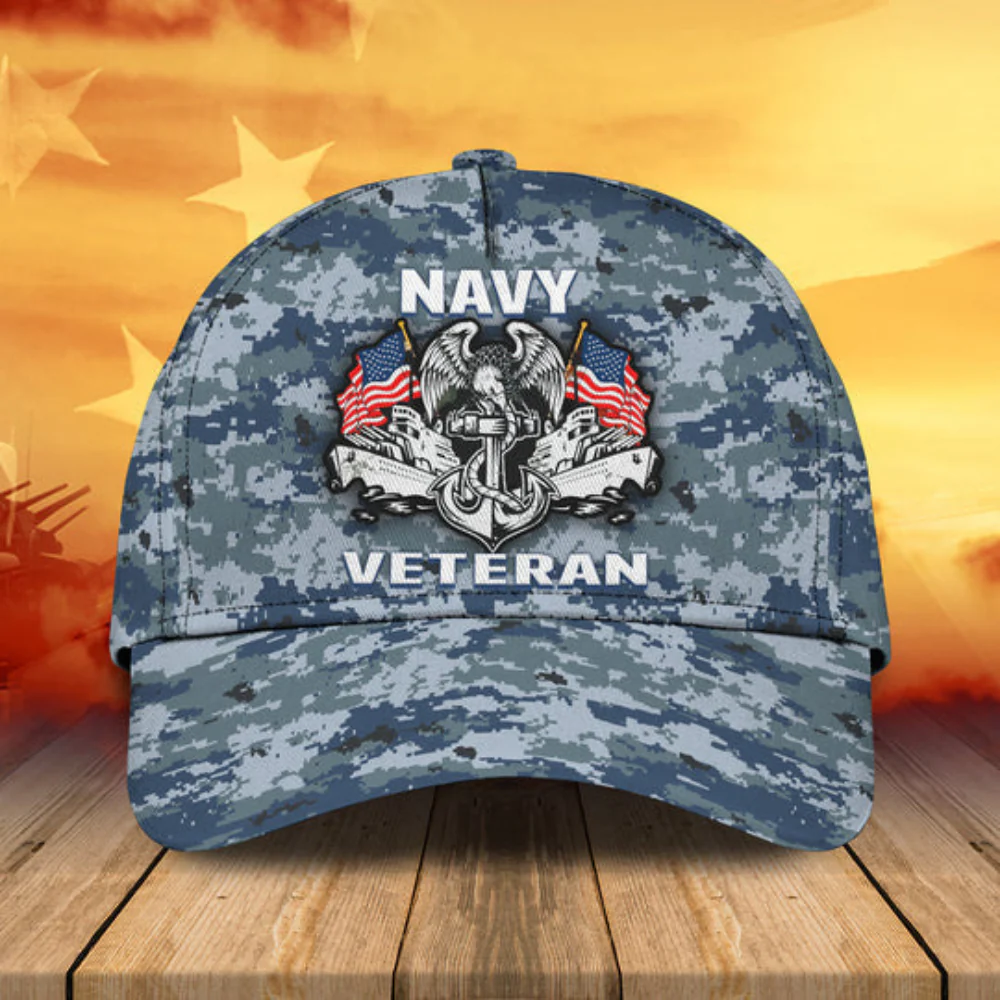Navy Veteran Tactical - Personalized Classic Cap - Patriotic Gift For Veterans | HN02 - Image 3