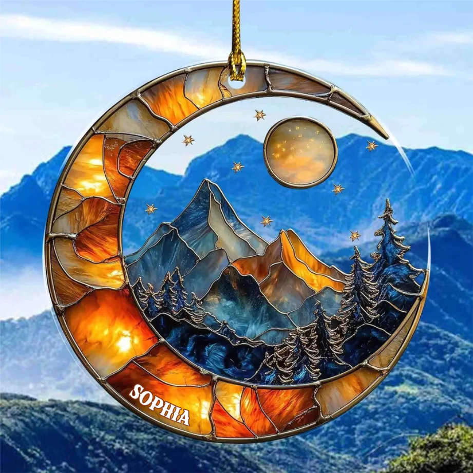 Night Court City Of Star Light - Personalized Window Hanging Suncatcher Ornament - Christmas Gift For Book Lovers, Self Gift HH01