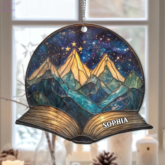 Night Court - Personalized Window Hanging Suncatcher - Gift For Readers, Book Lovers | HH01