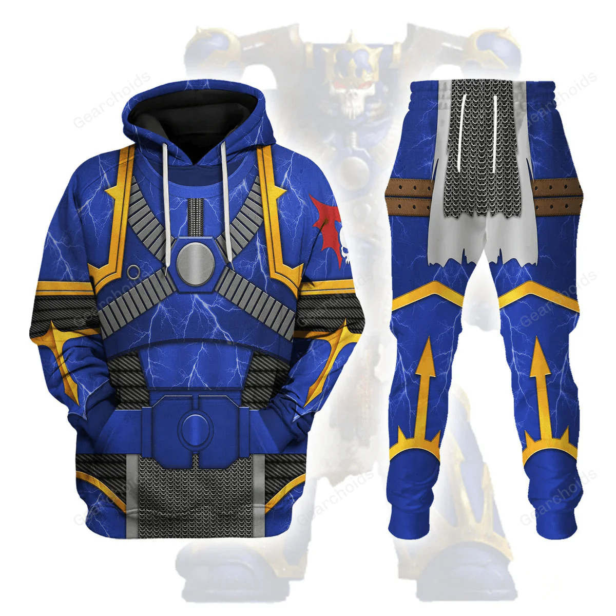 Night Lords Legion Colour Scheme - Costume Cosplay Hoodie Sweatshirt Sweatpants CSWRH010