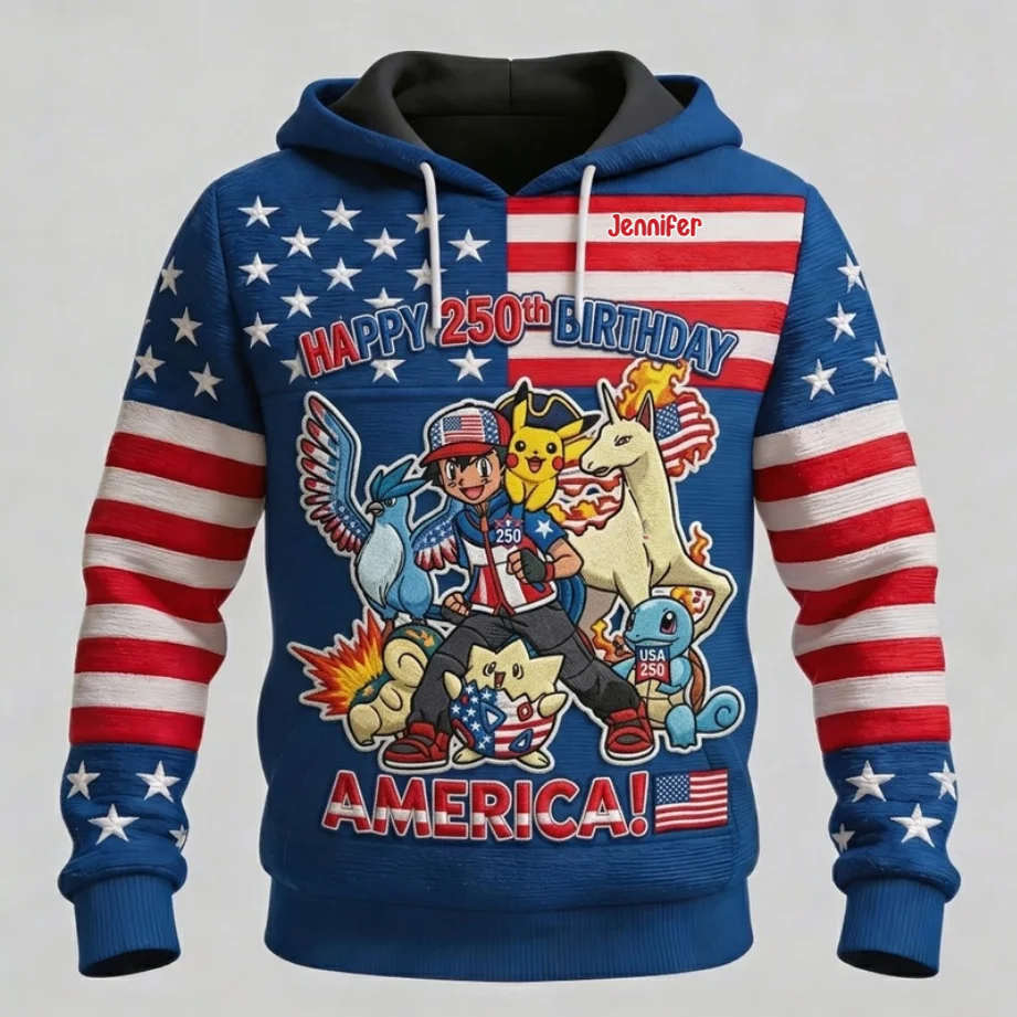 Limited Edition PoMo Celebrate 250 Years Of America - Personalized All Over Shirt - Anniversary Gift For Movie Fans - Image 2