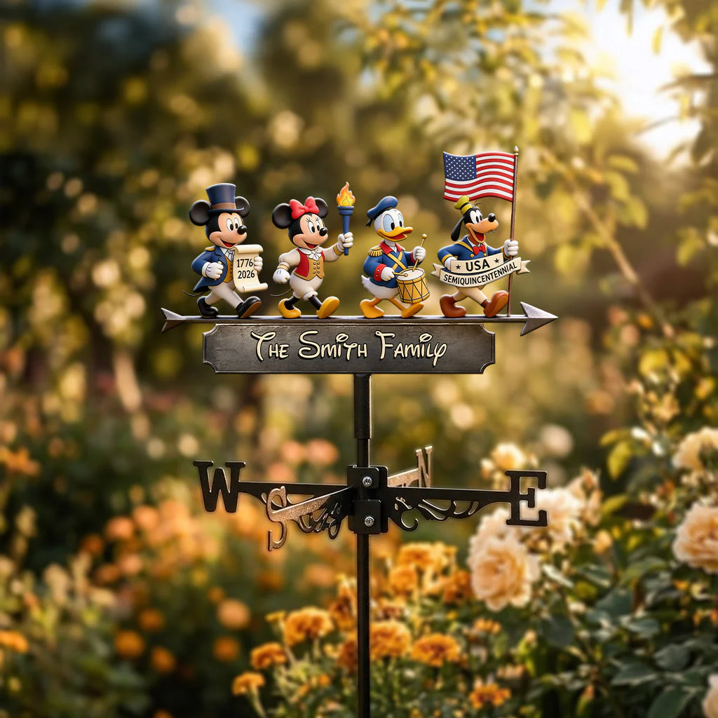 MkMo Celebrate 250 Years Of America Freedom - Personalized Weather Vane - Gift For Patriots, Family - Image 4