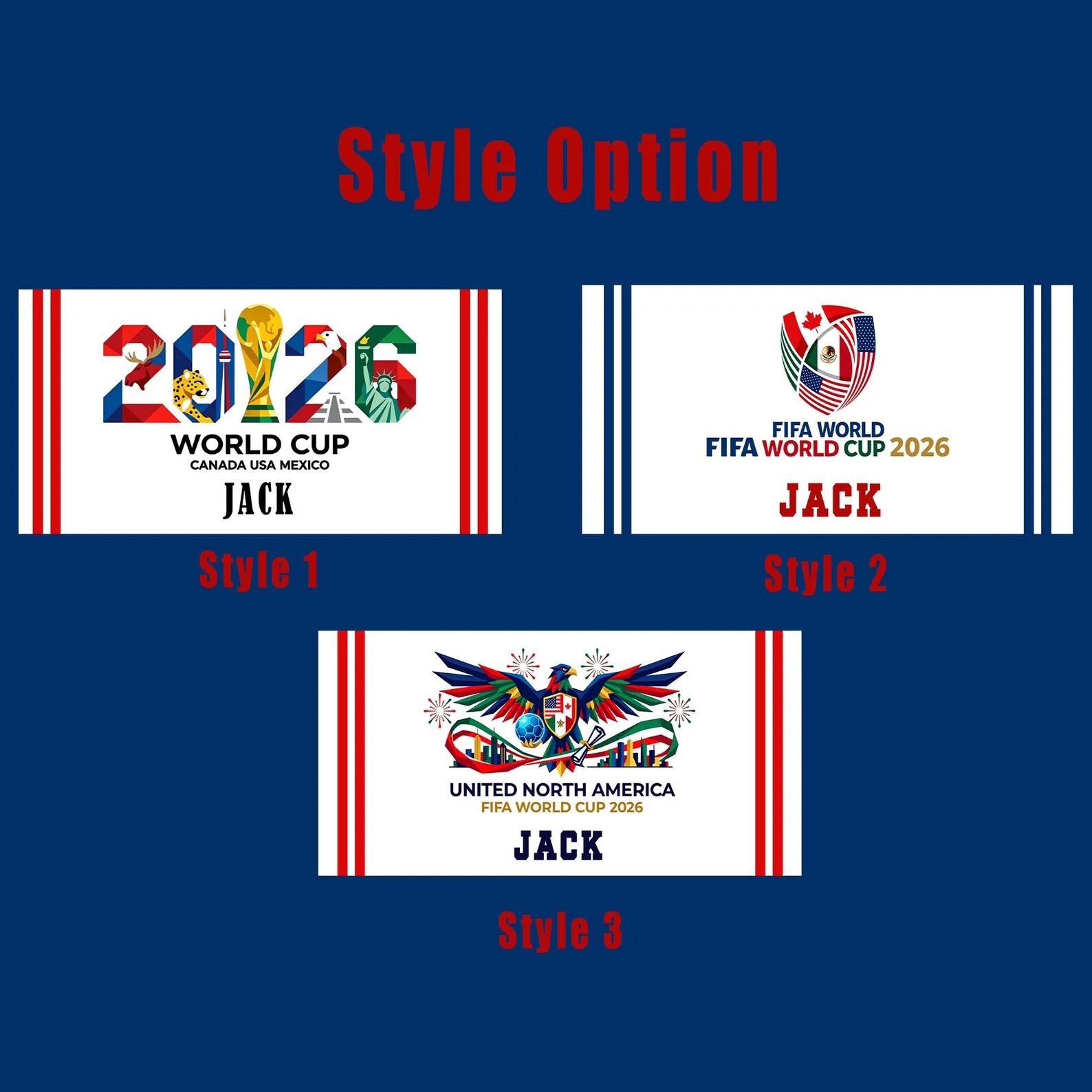 North America Global Soccer 2026 - Personalized Beach Towel - Gift For Sports Fans - Image 3