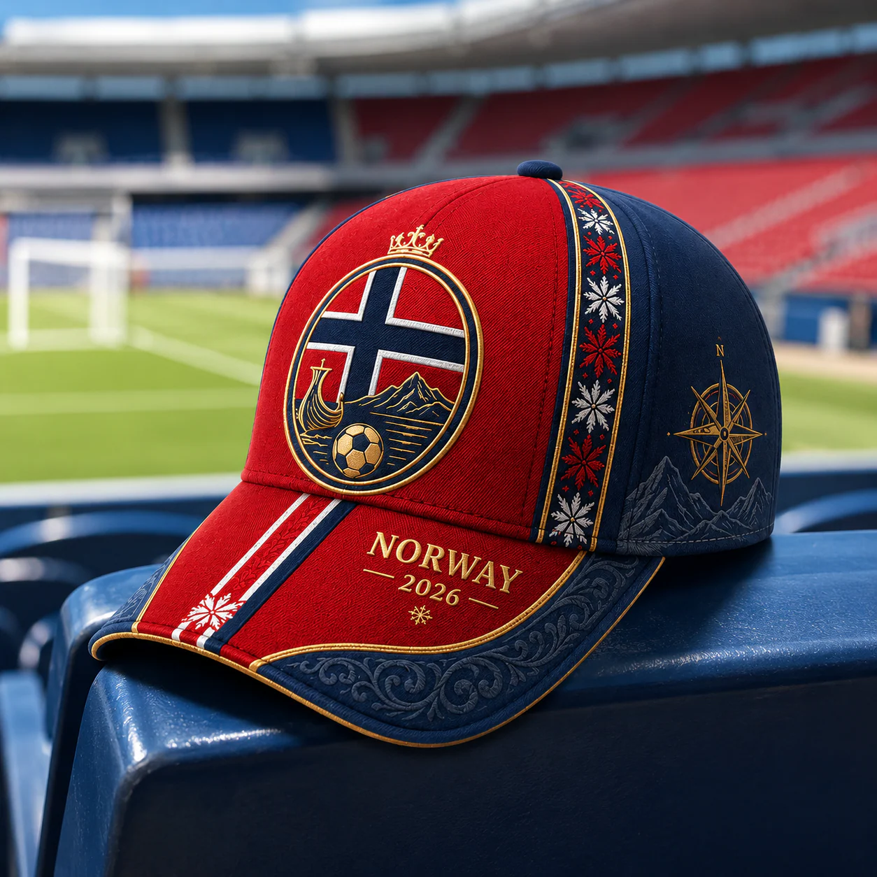 Norway Global Football Championships 2026 - Personalized Classic Cap - Gifts For Sport Fans - Image 3