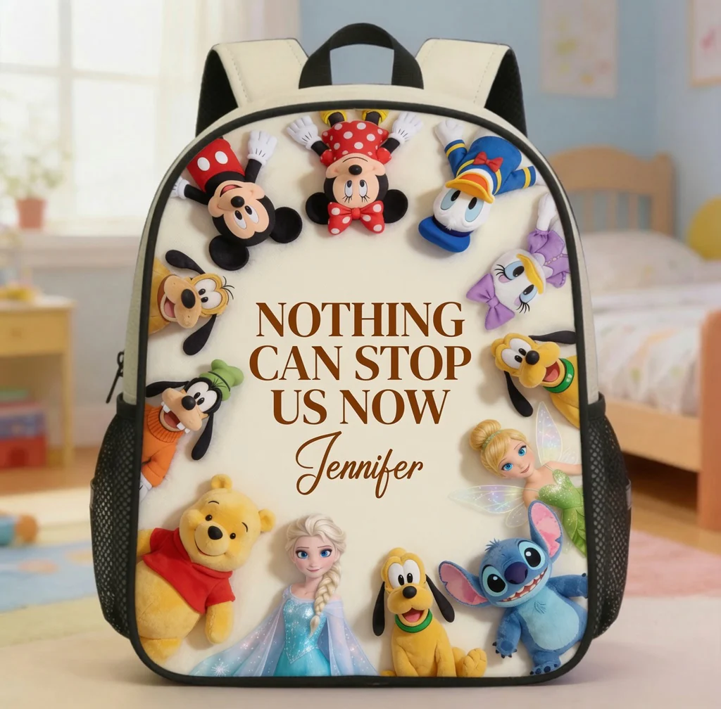 Nothing Can Stop Us Now -  Personalized Backpack, Lunch Bag, Pencil Case & Water Bottle - Back to School Gift - DSNY