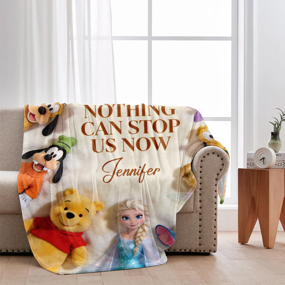 Nothing Can Stop Us Now - Personalized Blanket - Gift For Movie Fans - DSNY - Image 2
