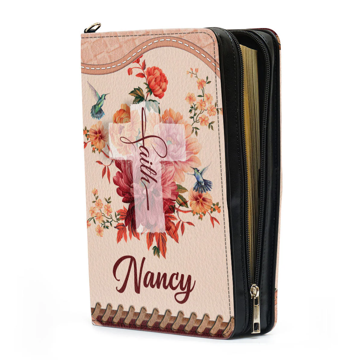 Nothing Is Impossible With God - Beautiful Personalized Bible Covers - AT4082459 - Image 4