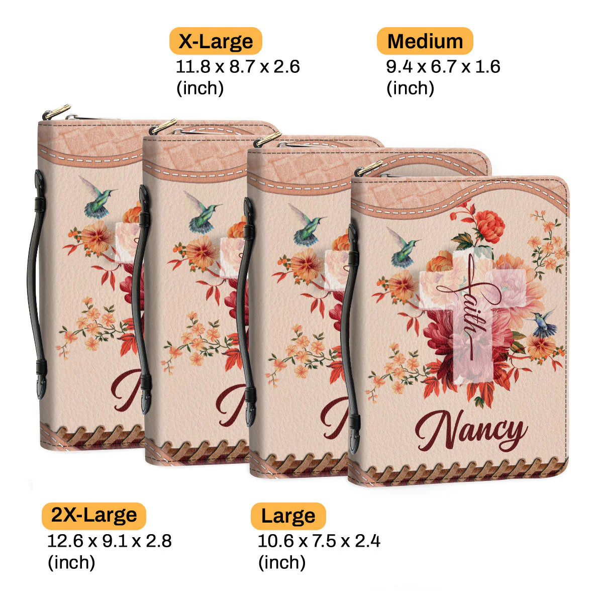 Nothing Is Impossible With God - Beautiful Personalized Bible Covers - AT4082459 - Image 6