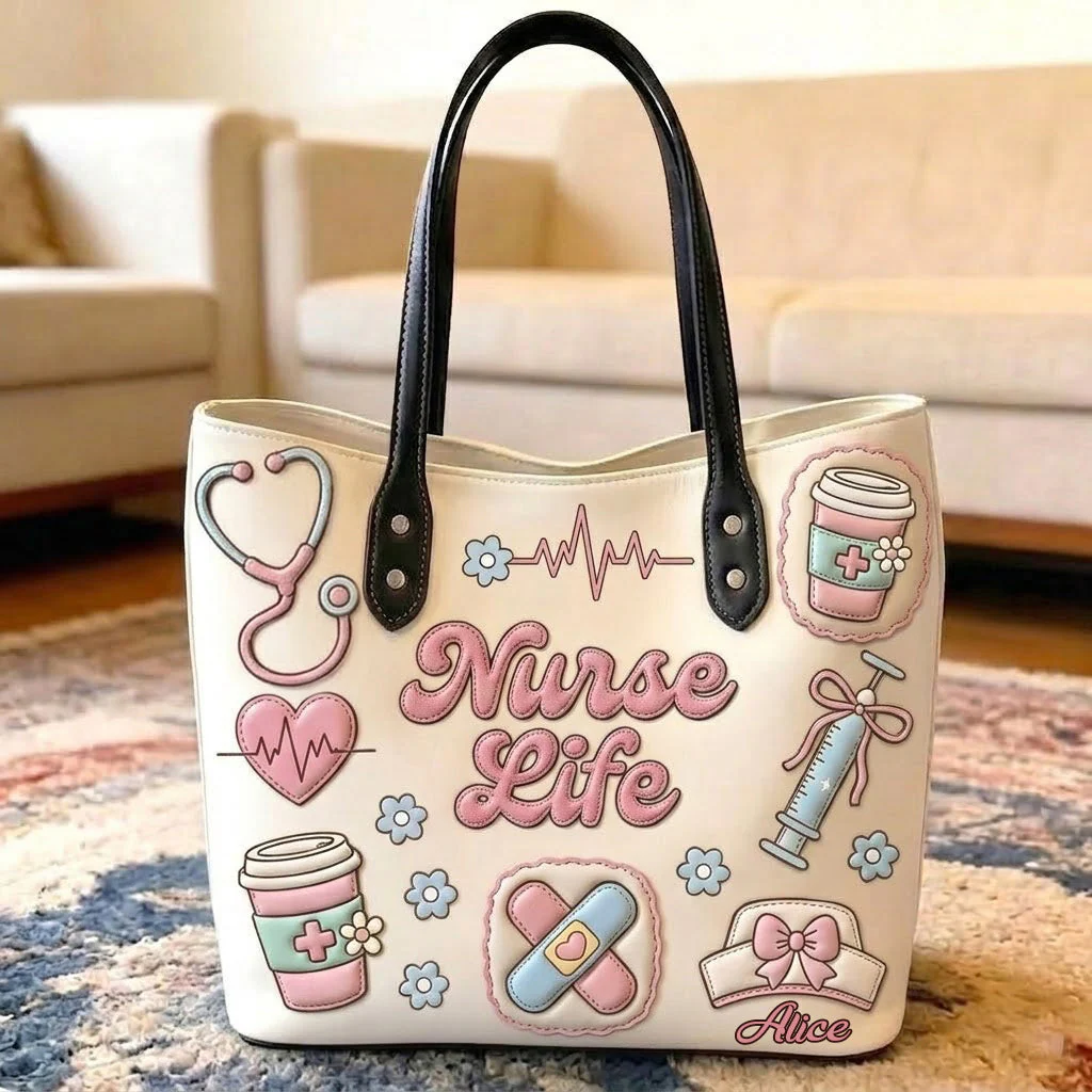 Nurse Life - Personalized Tote Bag - Gift For Nurse