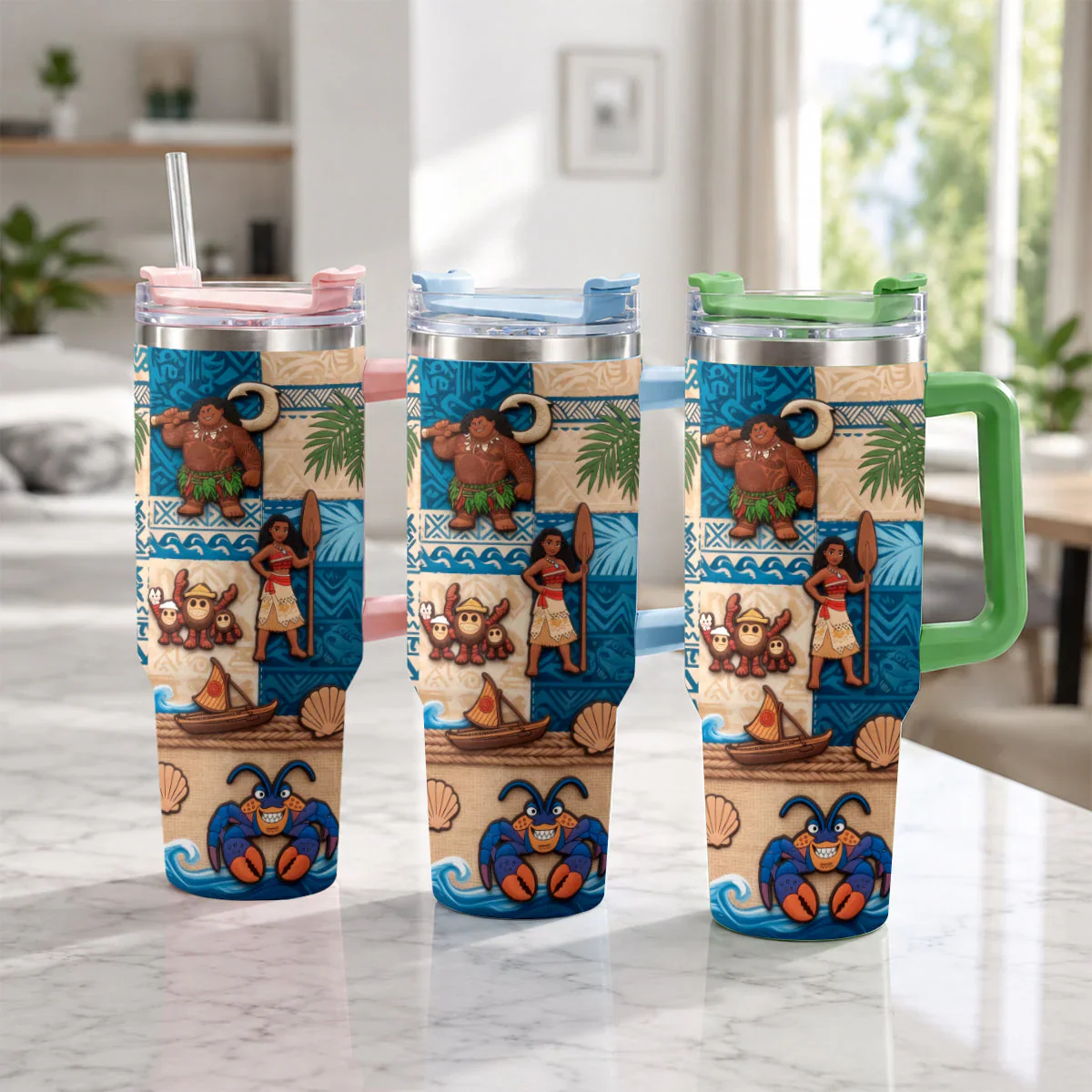 Ocean Adventure With Friends - Personalized Tumbler - Gift For Fan Movies - Image 2