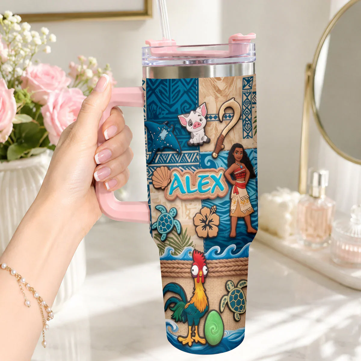 Ocean Adventure With Friends - Personalized Tumbler - Gift For Fan Movies - Image 3