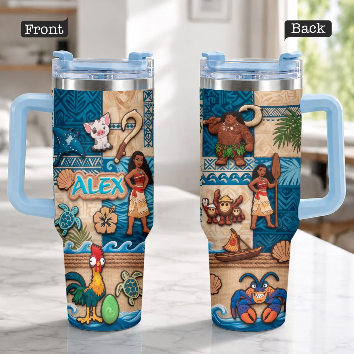 Ocean Adventure With Friends - Personalized Tumbler - Gift For Fan Movies - Image 4