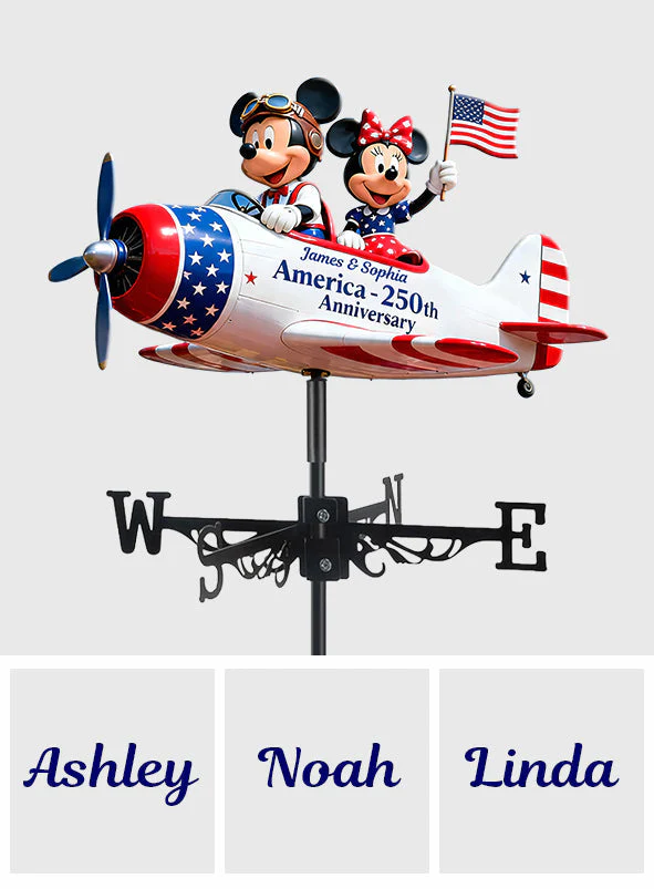 MkMo Celebrate 250 Years Of America - Personalized Weather Vane - Gift For Family, Patriots - Image 10
