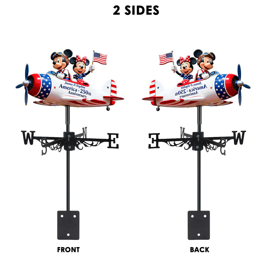 MkMo Celebrate 250 Years Of America - Personalized Weather Vane - Gift For Family, Patriots - Image 8