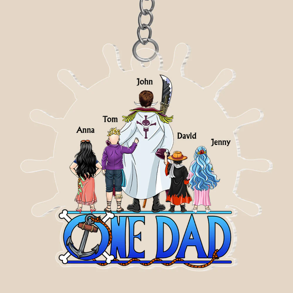 OnPi Pirate Adventure Best Dad In The Ocean - Personalized Acrylic Keychain - Gift For Dad, Fathers Day - CL11 NA94 - Image 4