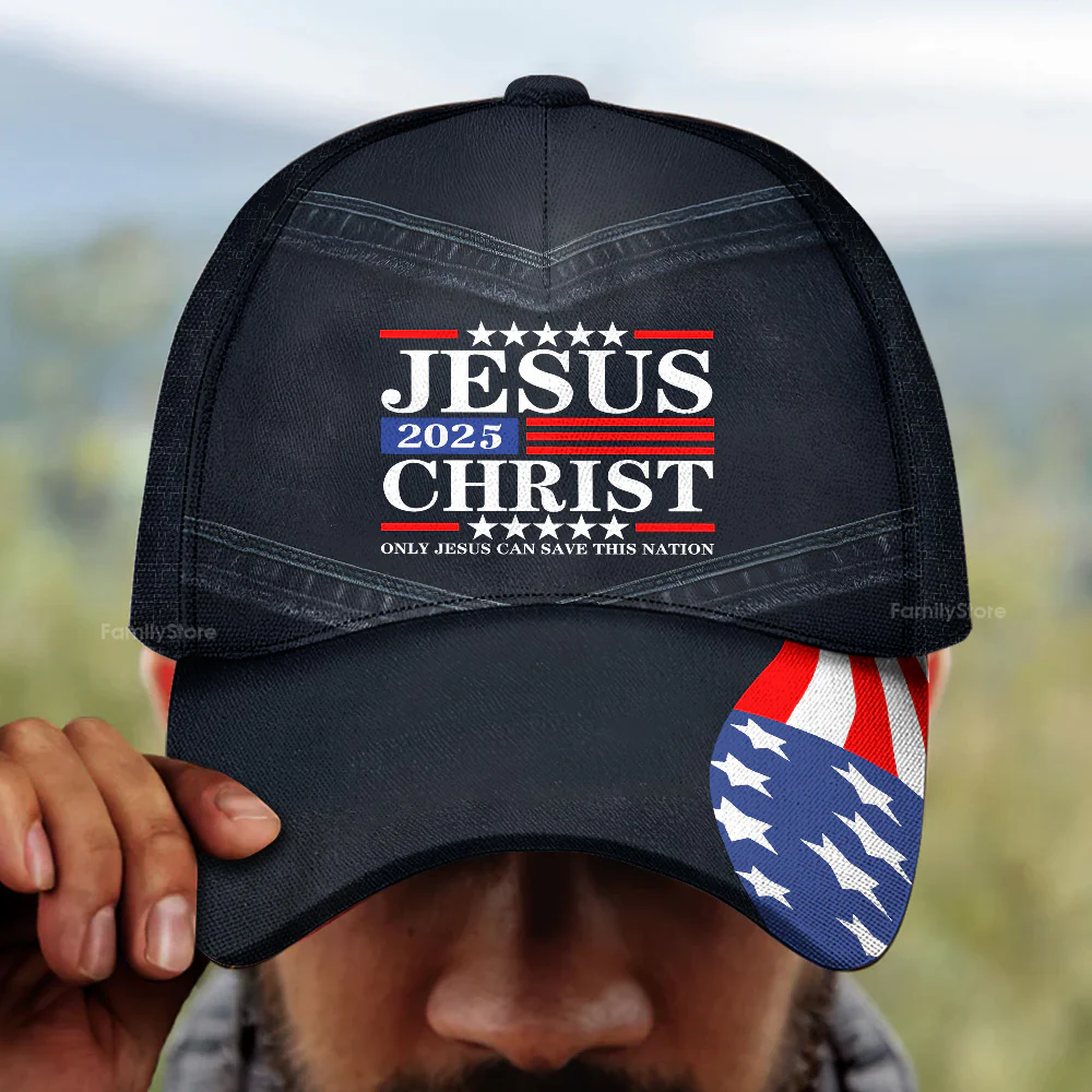 Only Jesus Can Save This Nation - Personalized Classic Cap - Image 2