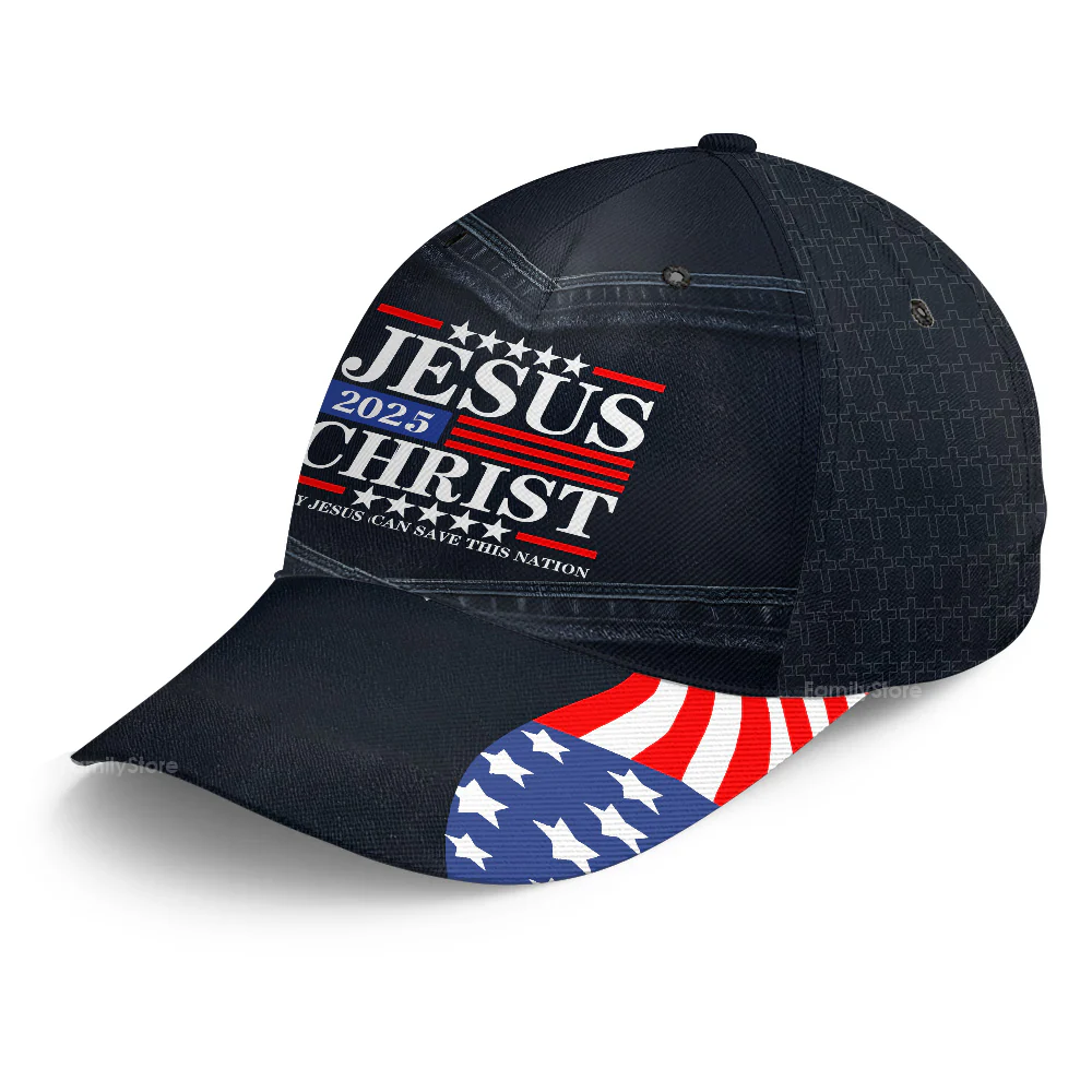 Only Jesus Can Save This Nation - Personalized Classic Cap - Image 6