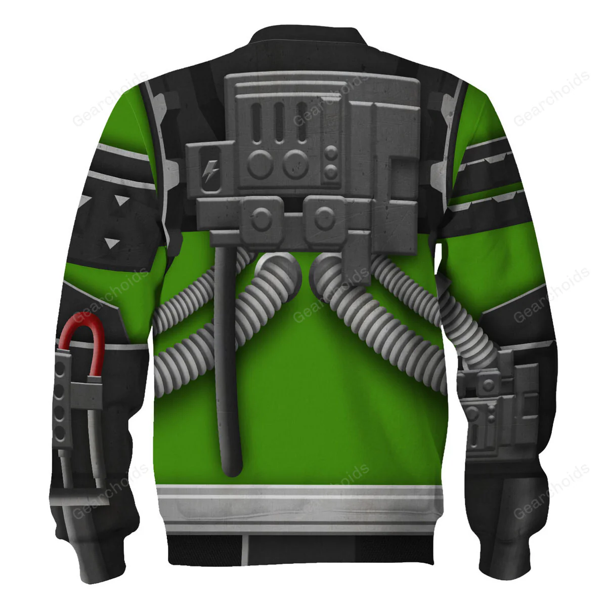 Ork Meganob with Shoota Mega Action - Costume Cosplay Hoodie Sweatshirt Sweatpants - Image 8