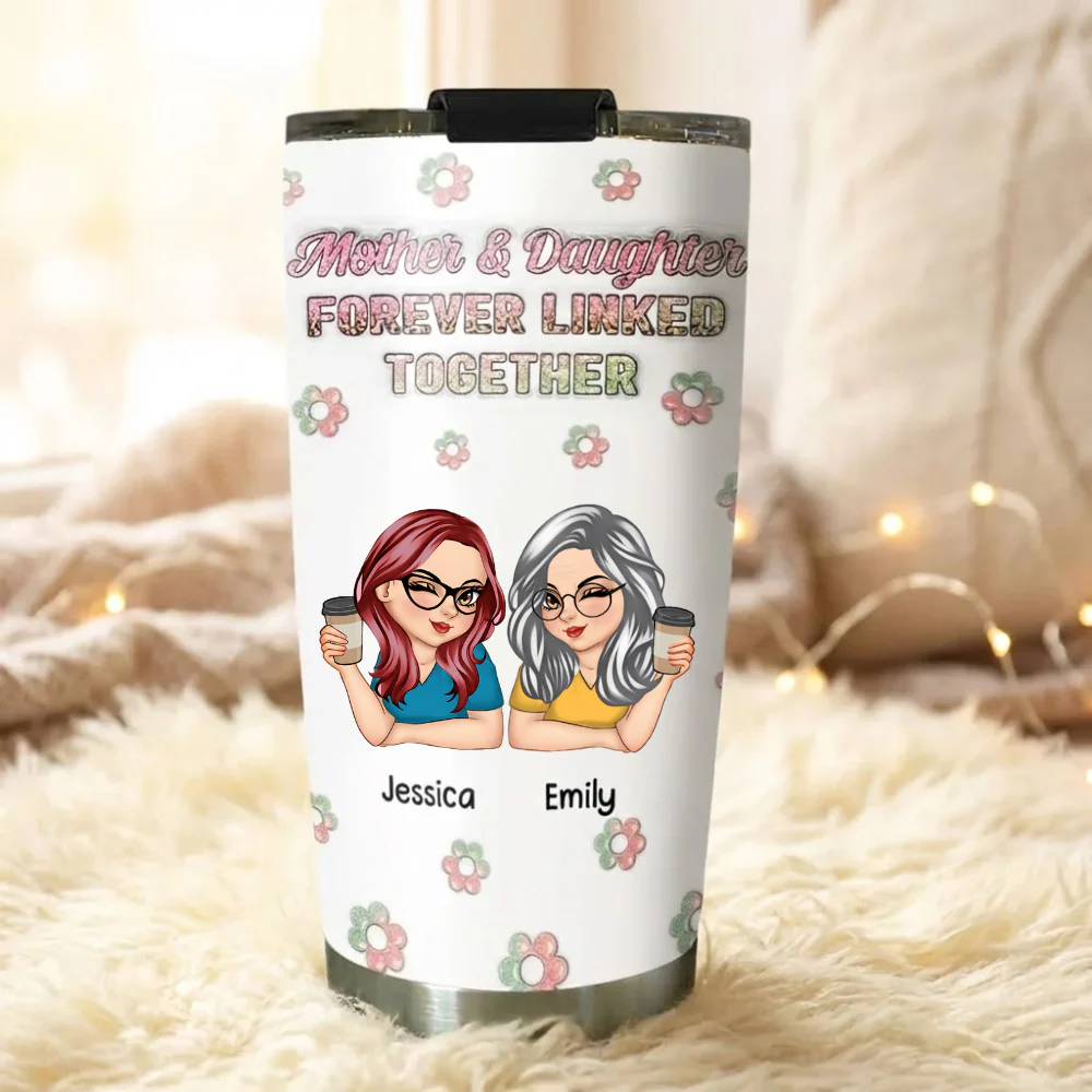 Our Love For You Is Unbreakable Mom - Personalized Stainless Steel Tumbler - Gift For Mom, Mother's Day | CLGOD04 HN02 - Image 3
