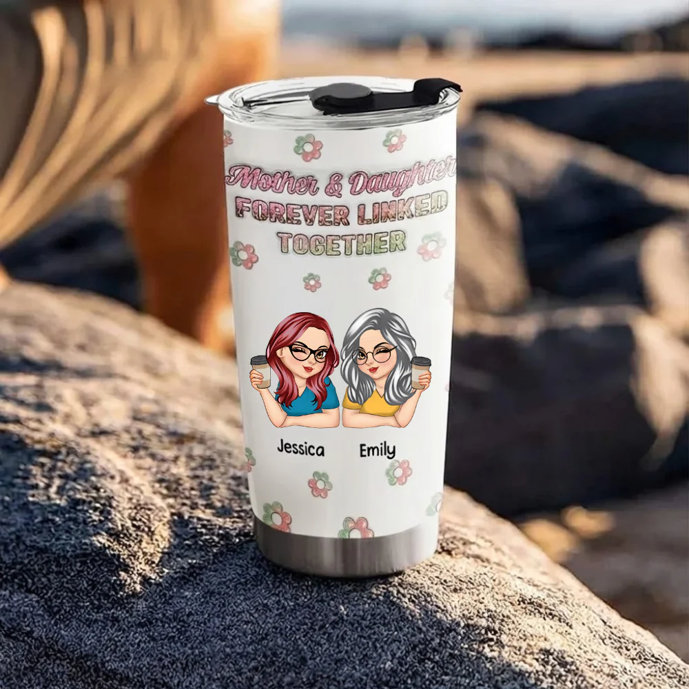 Our Love For You Is Unbreakable Mom - Personalized Stainless Steel Tumbler - Gift For Mom, Mother's Day | CLGOD04 HN02 - Image 4