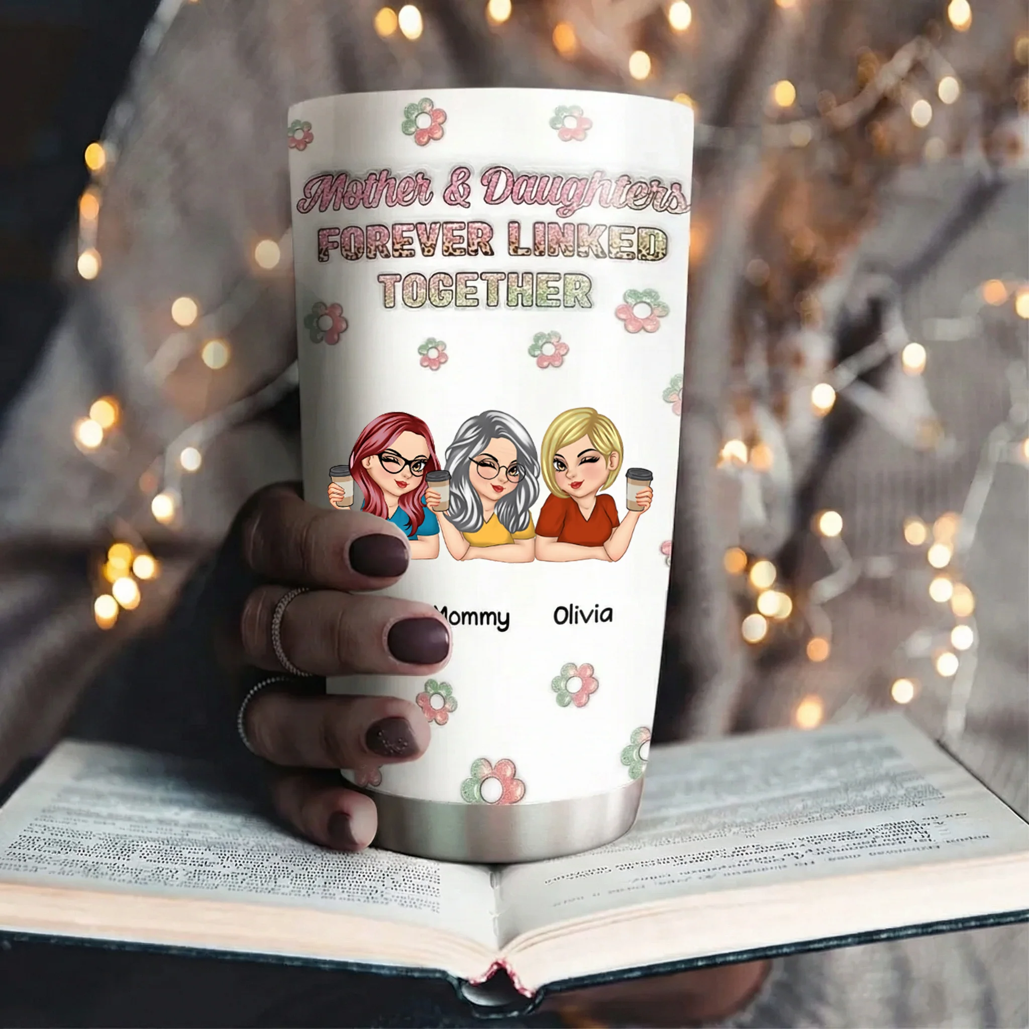 Our Love For You Is Unbreakable Mom - Personalized Stainless Steel Tumbler - Gift For Mom, Mother's Day | CLGOD04 HN02 - Image 5