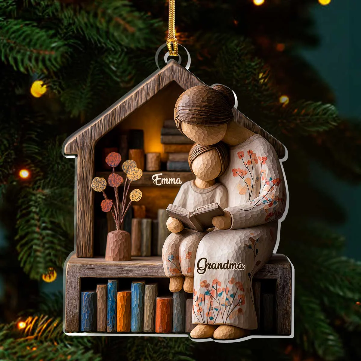 Our Time Together - Personalized 1-Layer Acrylic Ornament HL128 - Image 3