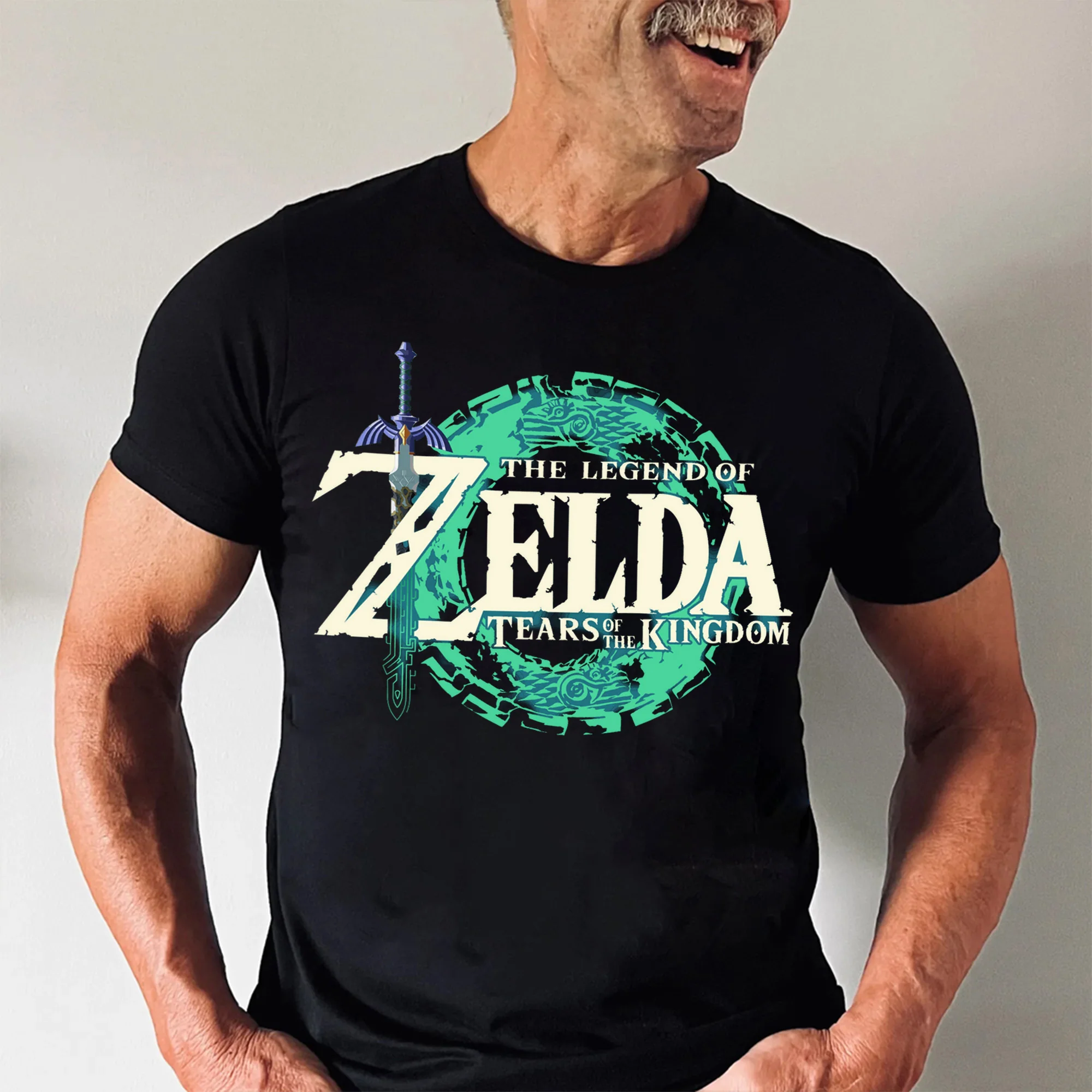 Papa Is My Name Being A Legend Zelda Is My Game - Gift For Dad, Husband, Father's Day - Personalized Shirt 2 Side - Image 4