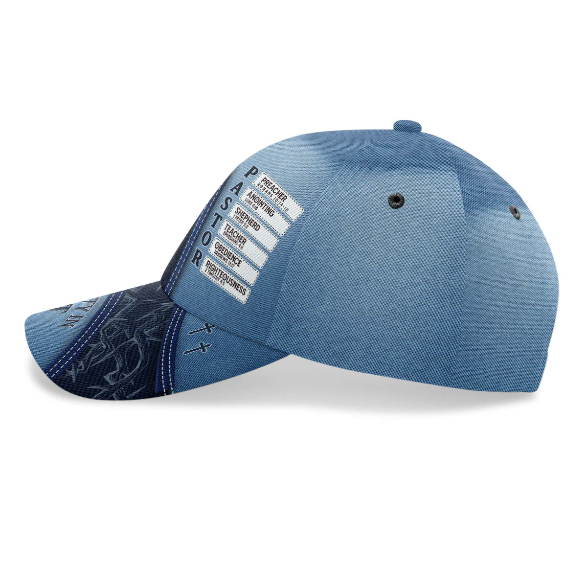 Pastor Your Identity In Christ - Personalized Classic Cap TD118 - Image 3