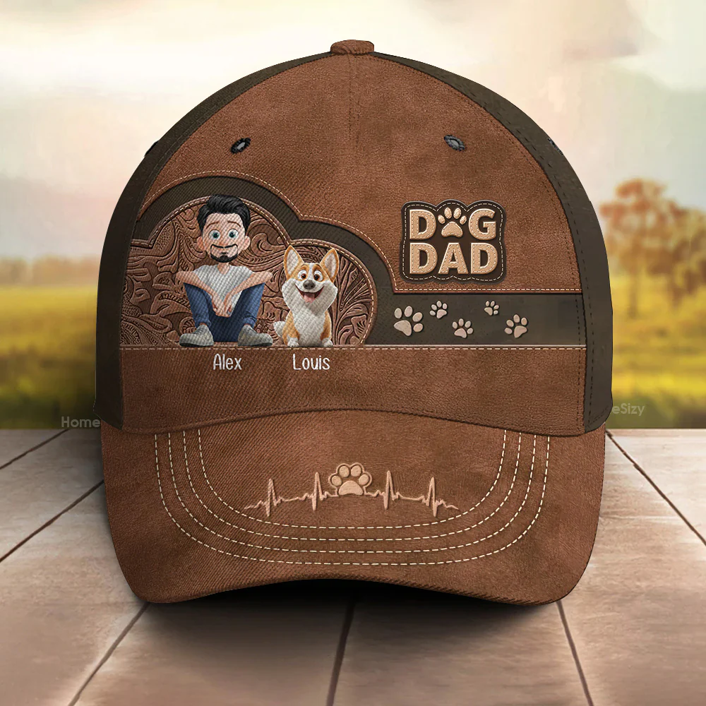 Personalized Dog Dad Hat - Father's Day, Gift For Pet Owners, Pet Lovers | CLP15 Ver2
