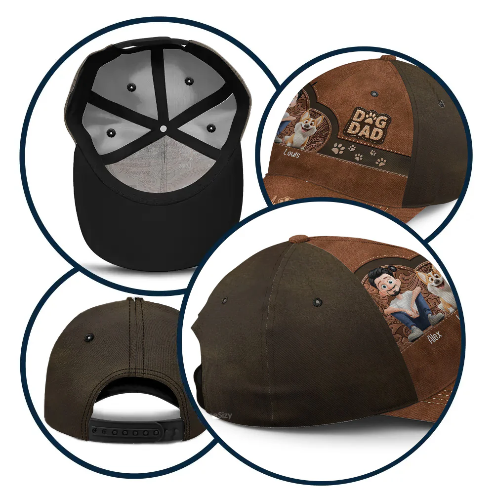 Personalized Dog Dad Hat - Father's Day, Gift For Pet Owners, Pet Lovers | CLP15 Ver2 - Image 6
