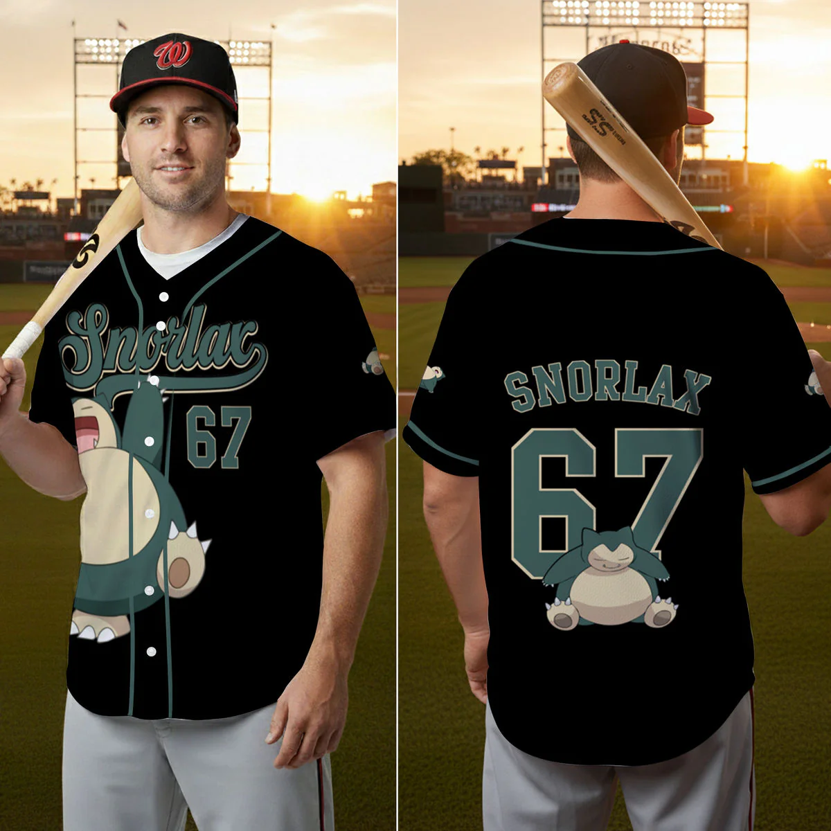 PoMo 30th Anniversary With Your Favorite Charater - Personalized Baseball Jersey For Kids, Adult - Gift For Movie Fans - Image 3