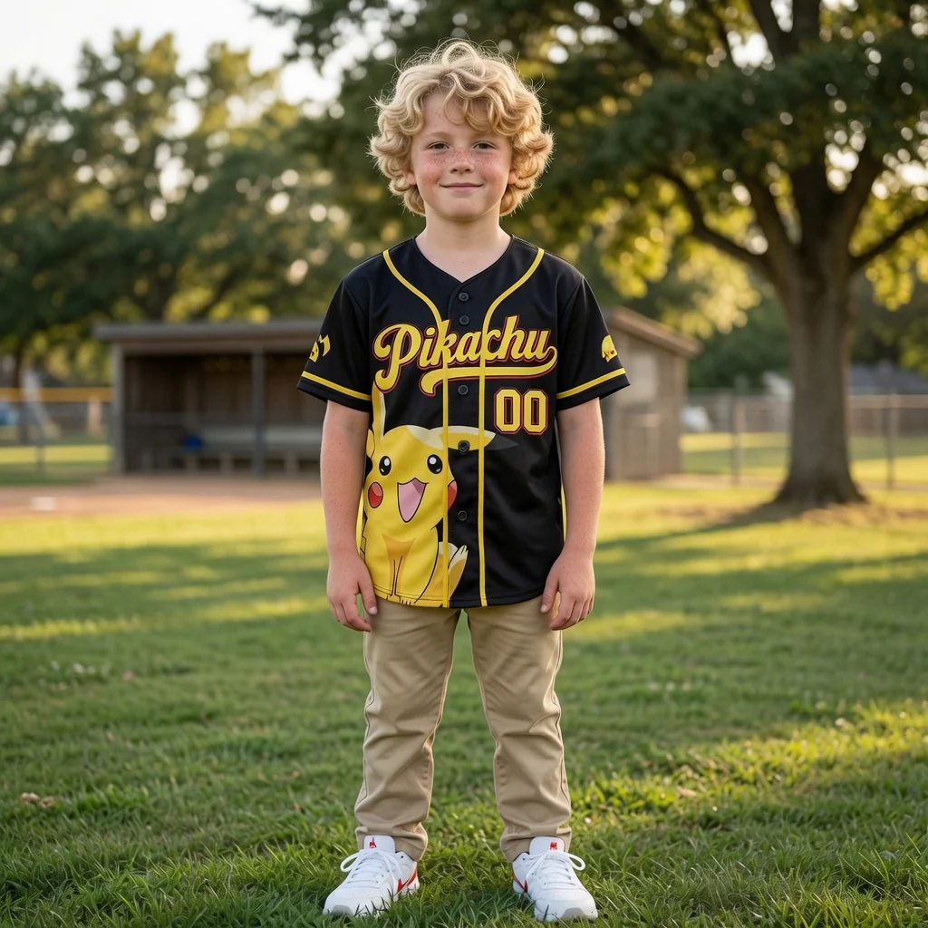 PoMo 30th Anniversary With Your Favorite Charater - Personalized Baseball Jersey For Kids, Adult - Gift For Movie Fans - Image 4
