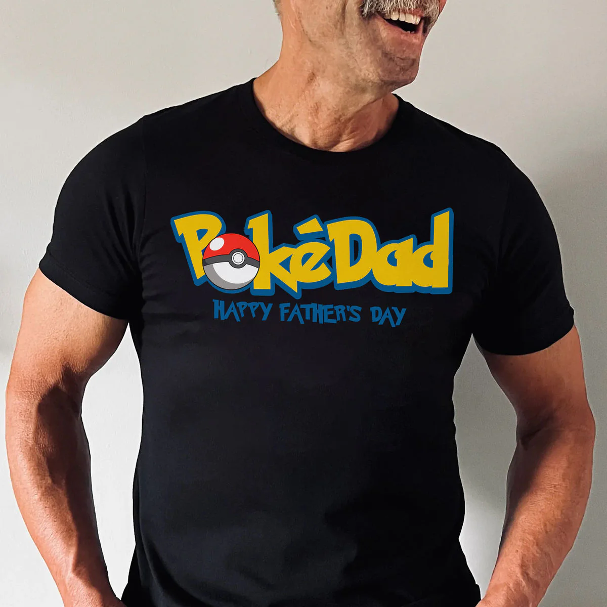 PoMo Best PokéDad Ever - Personalized Shirt 2 Side - Gifts For Dad - Image 3