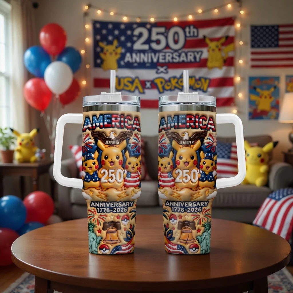 PoMo Celebrate 250 Years Of America - Personalized Tumbler - Gift For Movie Fans, Patriots HH01 - Image 2