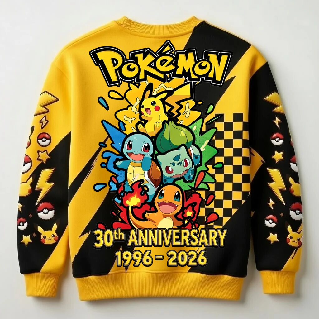 PoMo Celebrate 30 Years Of Catching Them All - Personalized All Over Shirt - Anniversary Gift For Movie Fans HH01 - Image 2