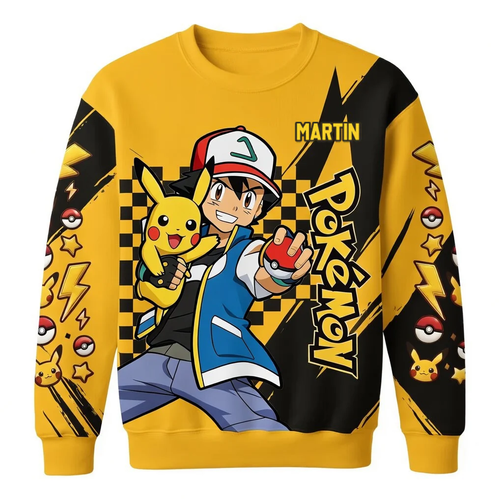 PoMo Celebrate 30 Years Of Catching Them All - Personalized All Over Shirt - Anniversary Gift For Movie Fans HH01