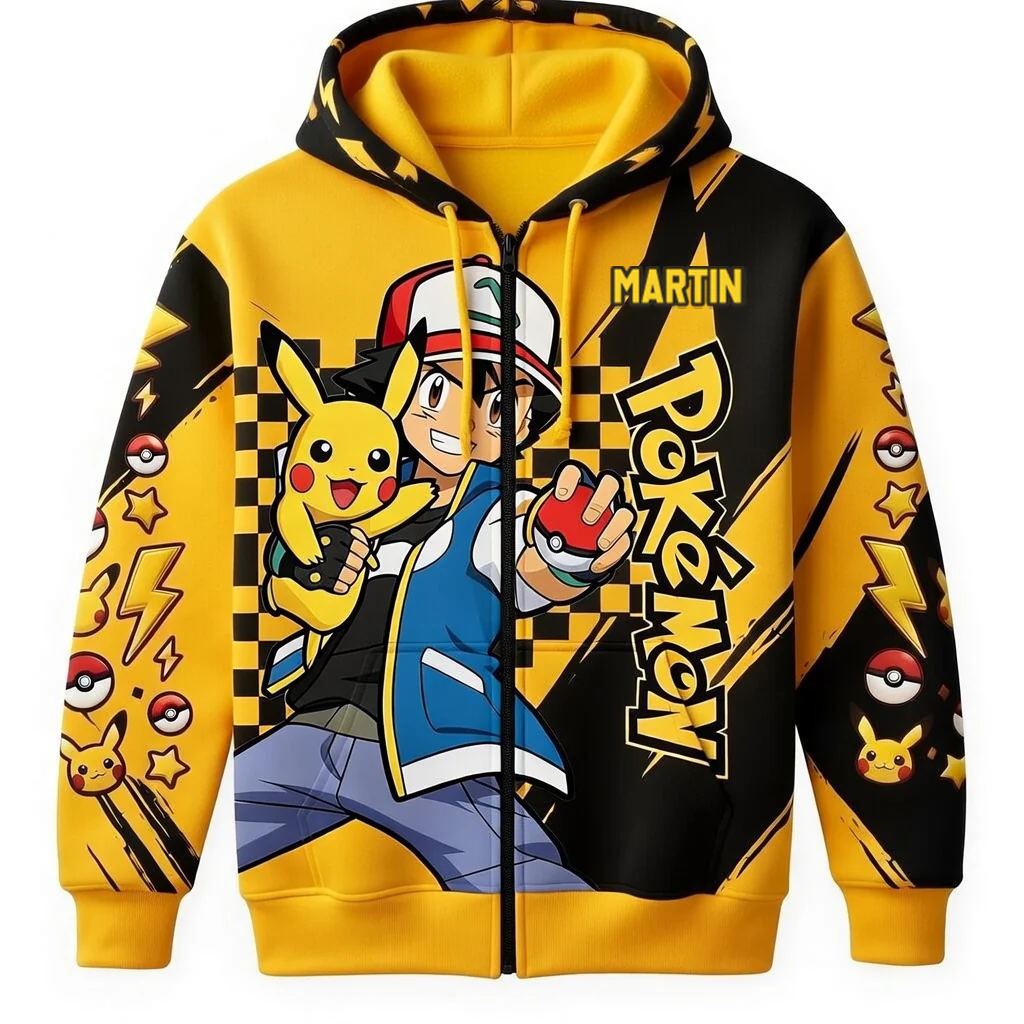 PoMo Celebrate 30 Years Of Catching Them All - Personalized All Over Shirt - Anniversary Gift For Movie Fans HH01 - Image 4