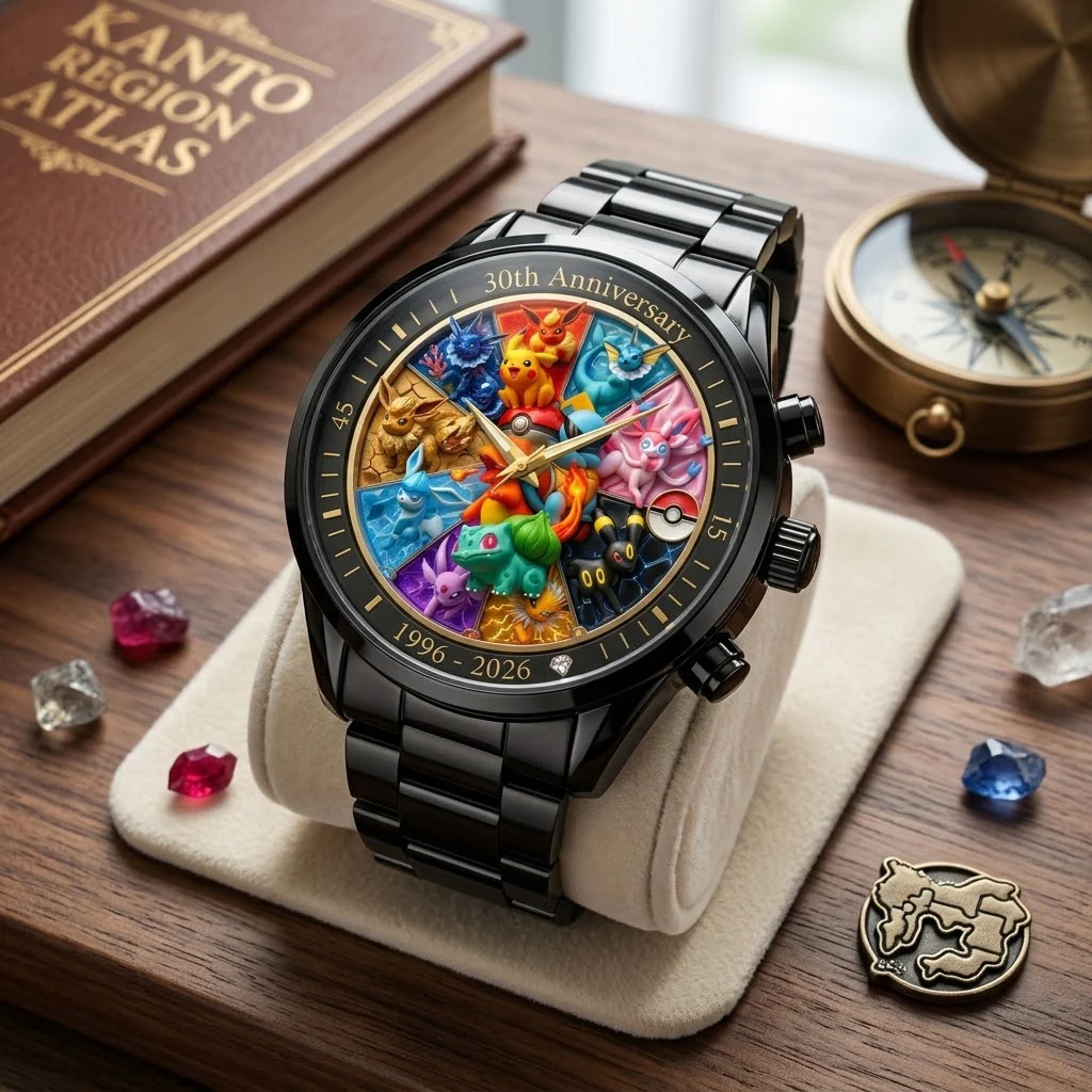 PoMo Celebrate 30 Years Of Catching Them All - Personalized Hand Watch - Gift For Movie Fans - Image 2