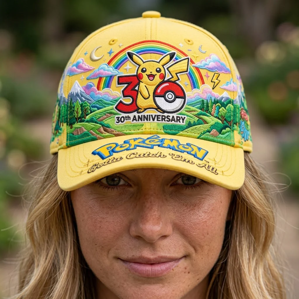 PoMo Celebrate 30 Years Of Catching Them All - Personalized Limited Edition Classic Cap - Anniversary Gift For Movie Fans NL122 - Image 4