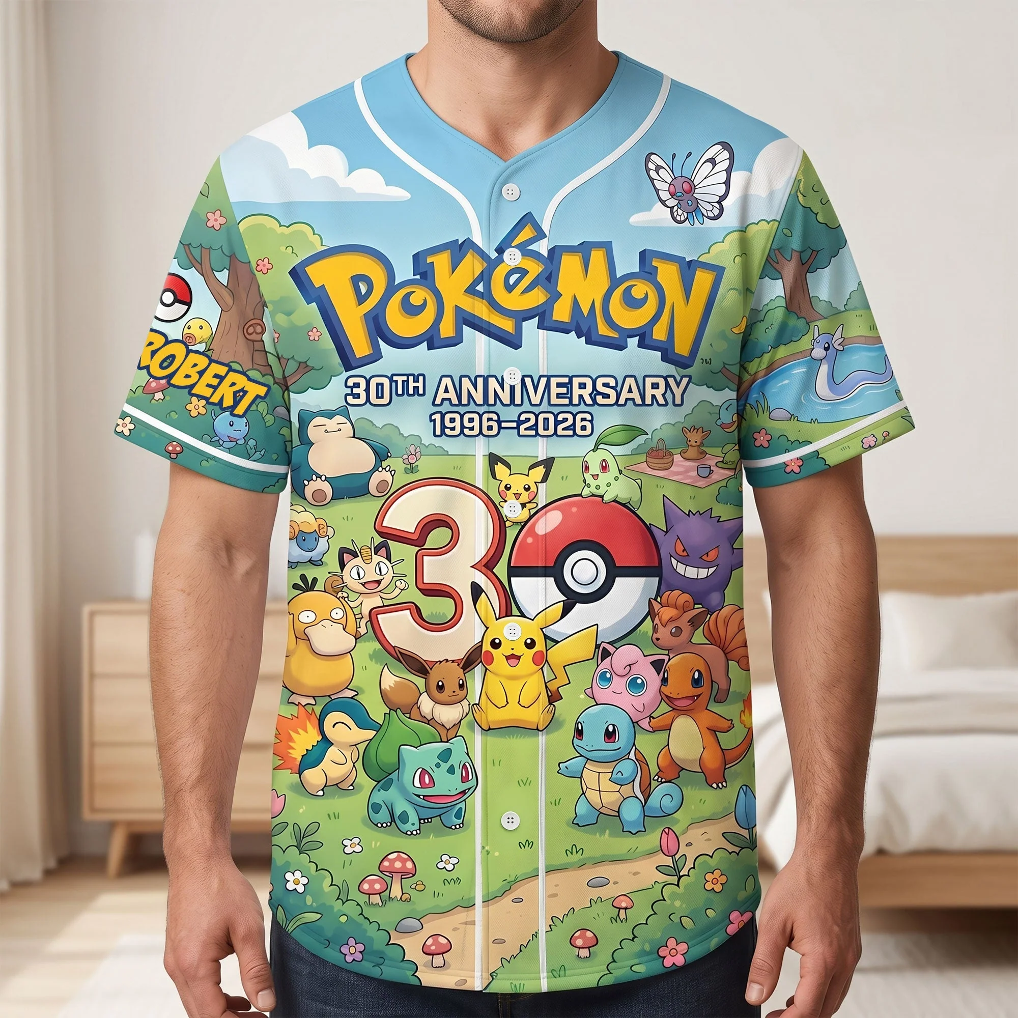 PoMo Celebrate 30 Years Of Legend - Personalized Baseball Jersey - Gift For Movie Fans