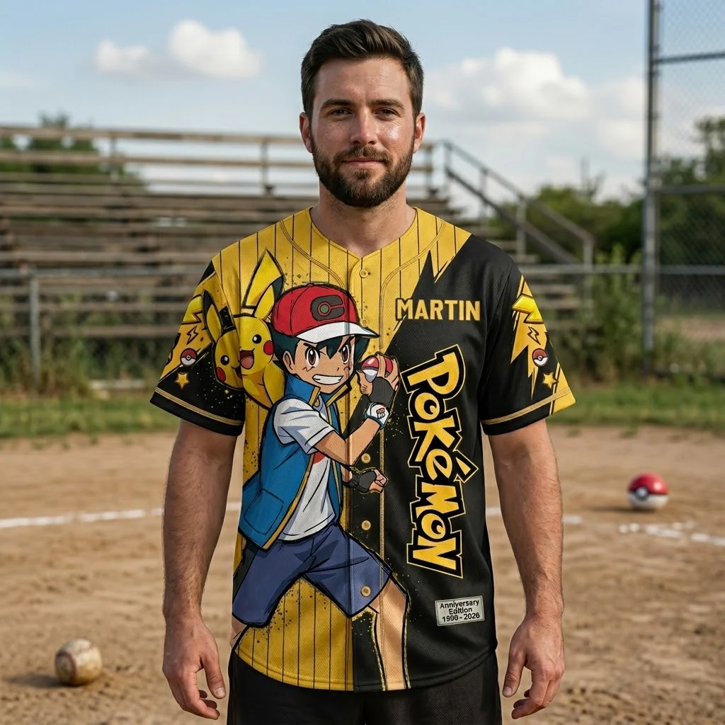 PoMo Celebrate 30th Anniversary - Personalized Baseball Jersey For Kid, Youth, Adult - Gift For Movie Fans NL122 - Image 4
