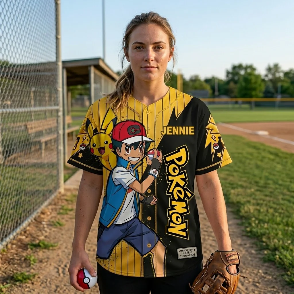 PoMo Celebrate 30th Anniversary - Personalized Baseball Jersey For Kid, Youth, Adult - Gift For Movie Fans NL122 - Image 5