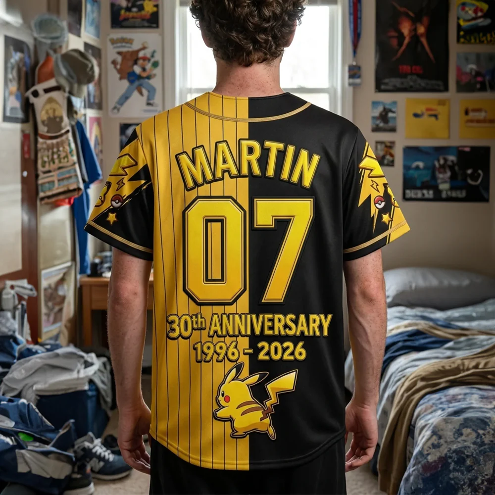 PoMo Celebrate 30th Anniversary - Personalized Baseball Jersey For Kid, Youth, Adult - Gift For Movie Fans NL122 - Image 6
